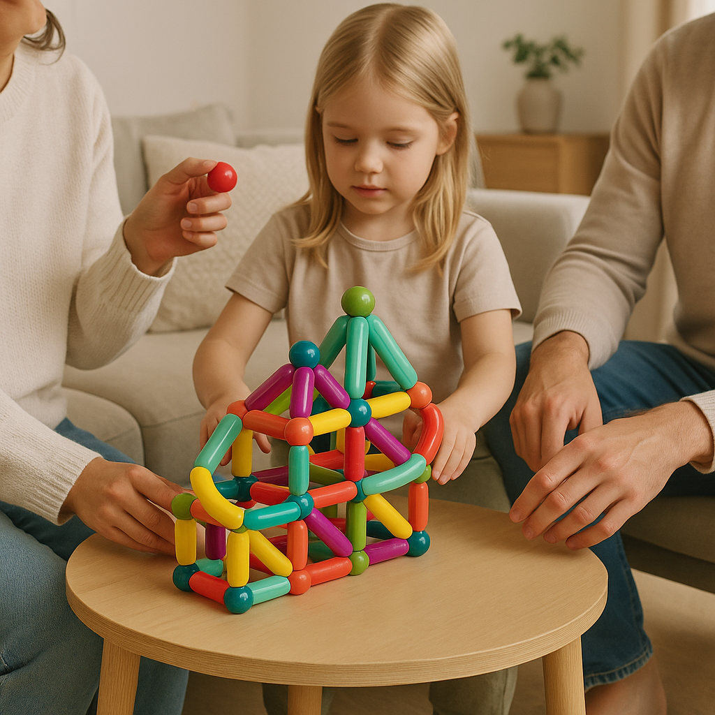 Seraphina | Magnetic Sticks | Kids Creative Building Toy | 36–144 Pieces