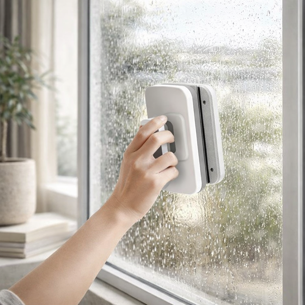 Magnetic Window Cleaner Double Sided Glass Wiper Double Glazing