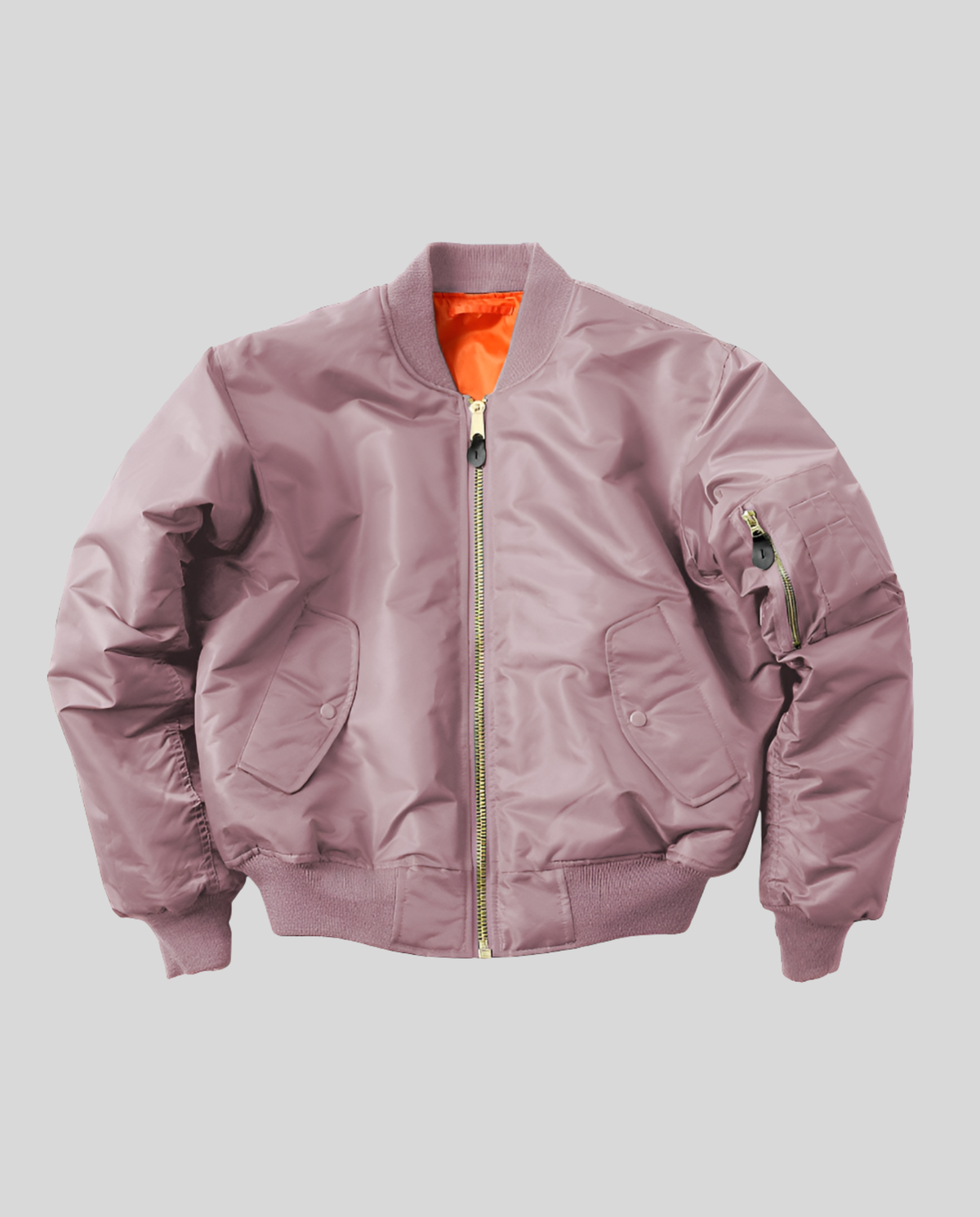Faye | Women's Bomber Jacket | Hip Length, Ribbed Trim | Casual