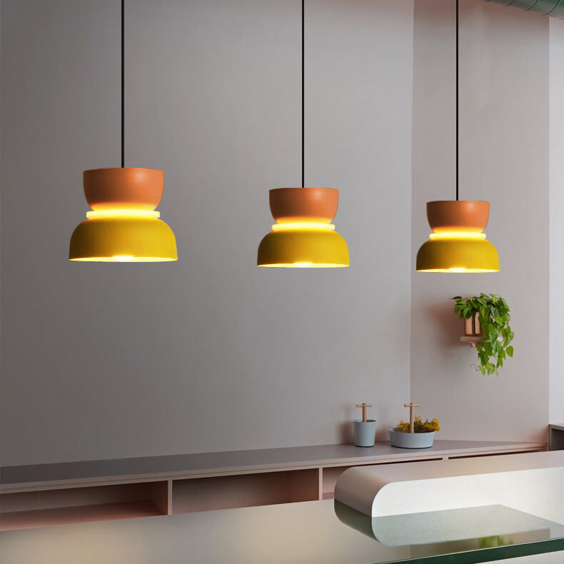 Mira | Pendant Light | Nordic Dome, Dual-Tone, LED, Zinc Alloy | 1-Light