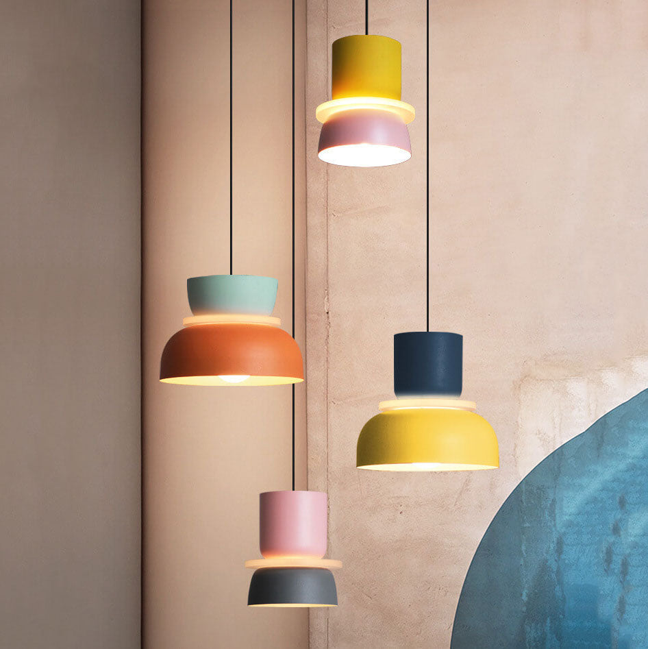 Mira | Pendant Light | Nordic Dome, Dual-Tone, LED, Zinc Alloy | 1-Light
