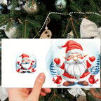 Diamond painting Christmas cards 12 piece Santa greeting set