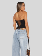 Corset Top Strapless Waist Sculpting Women | Una