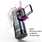 Seraphina | USB-C Fast Charging Adapter 240W | 540° Rotating, USB-C to USB-C | PD 5A