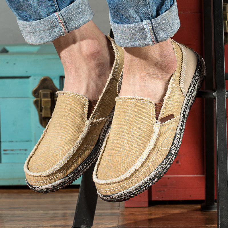 Orthopedic Loafers Women | Casual Canvas Slip On Padded Insole Shoes