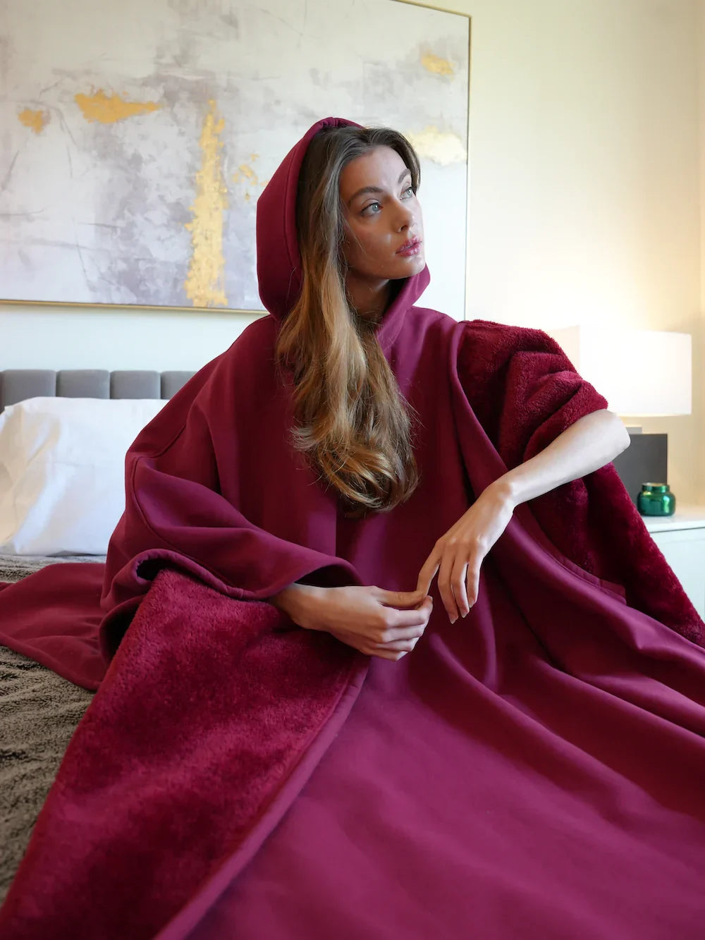 Valentina | Hoodie Blanket | Women's Oversized Wearable Blanket | Soft, One Size