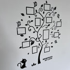 Thea | Photo Frame Wall Decor | 3D Acrylic Photo Tree | Self-Adhesive
