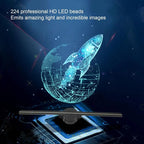 Esma | 3D Hologram LED Fan Projector | 3D Display, Multi-Sync, Adjustable