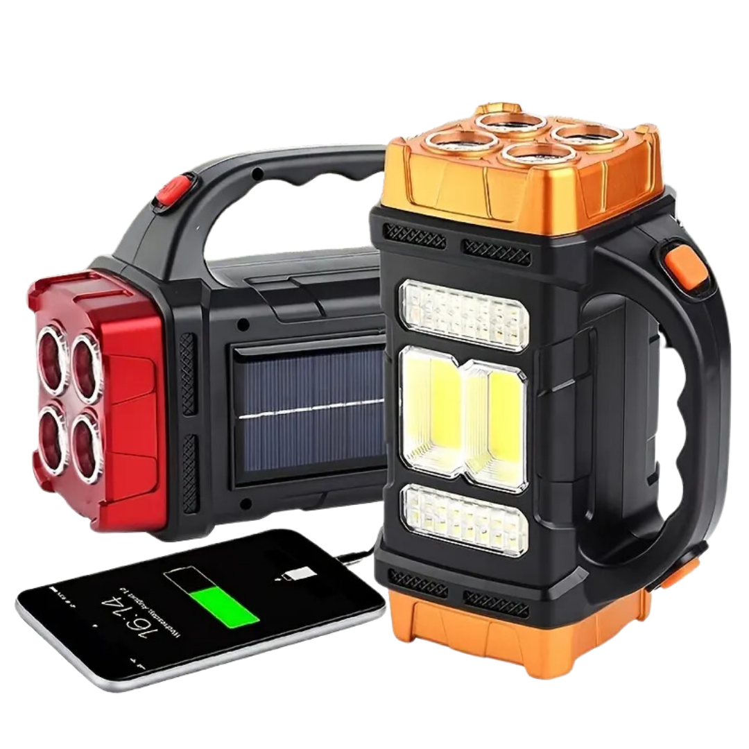 Yvaine | Solar Emergency Lantern | 3-in-1 Flashlight, Powerbank | IP44, 230g