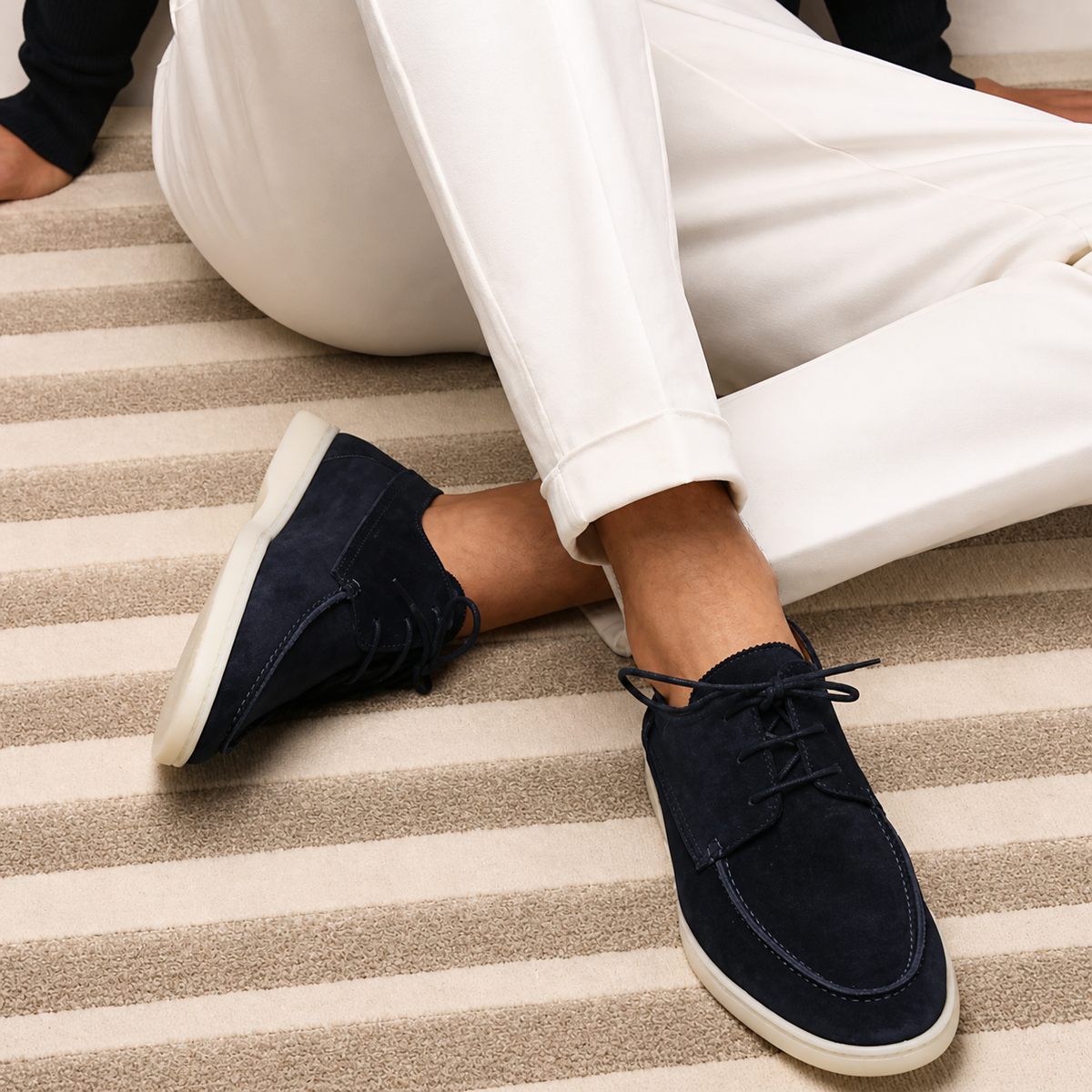 Mens Leather Loafers | Old Money Derby Formal Dress Shoes