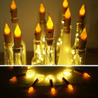 Cosima | LED Bottle Lights | Battery-Powered, Cork Design | 10 Pack