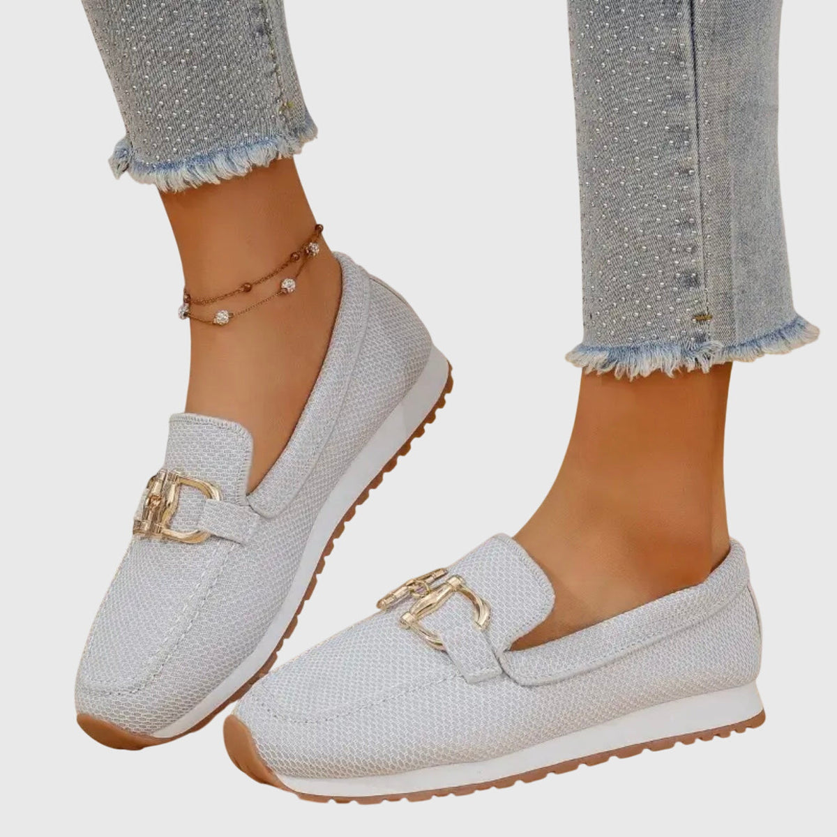 Calla | Women's Orthopedic Loafers | Cushioned, Non-Slip | Horsebit Detail