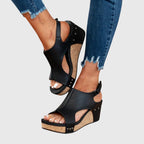 Ivy | Orthopedic Sandals for Women | Cushioned, Adjustable Buckle | Wedge