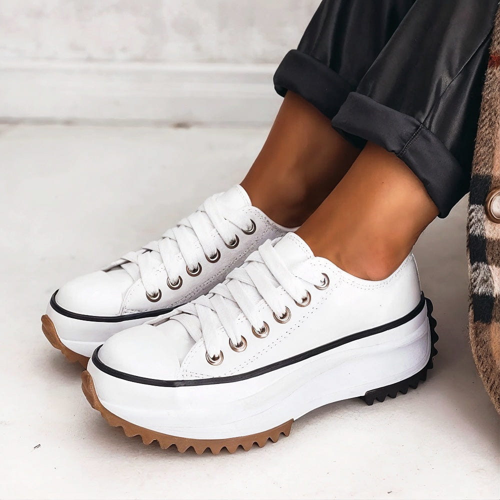 Women's Casual Sneakers | Lace-Up, Lightweight | Non-Slip