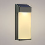 Ondina | Solar Wall Lamp | Black, Waterproof IP44, Warm White | 2 Pack