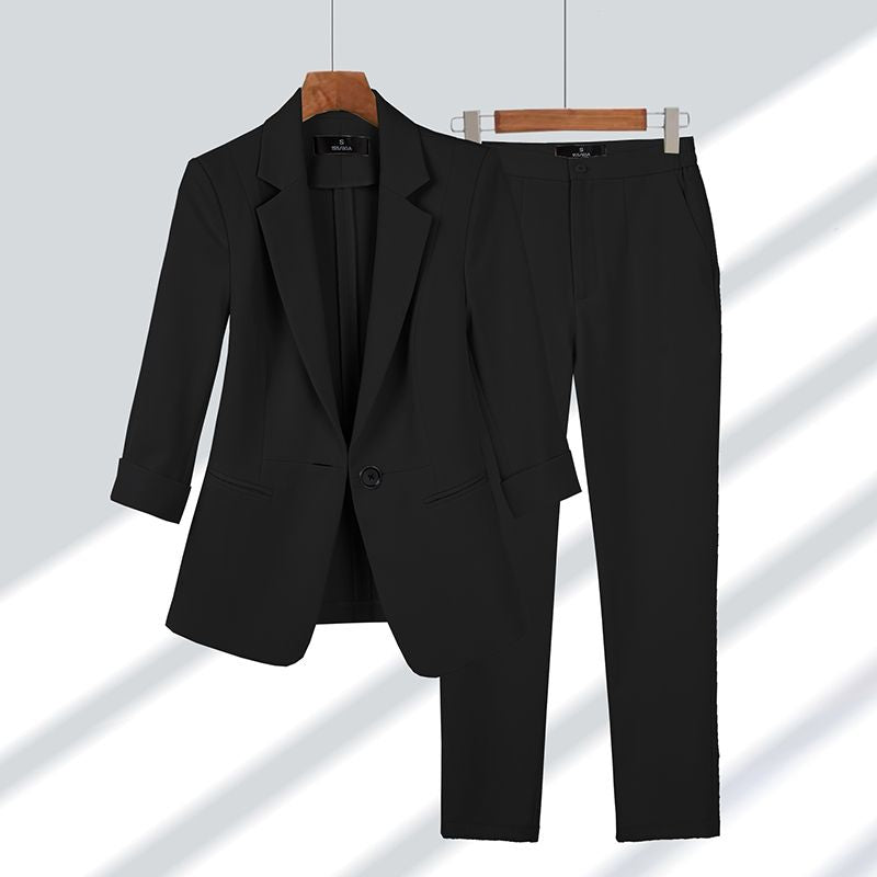 Noor | Women's Suit Set | Blazer & Trousers, 2-Piece | Office, Formal