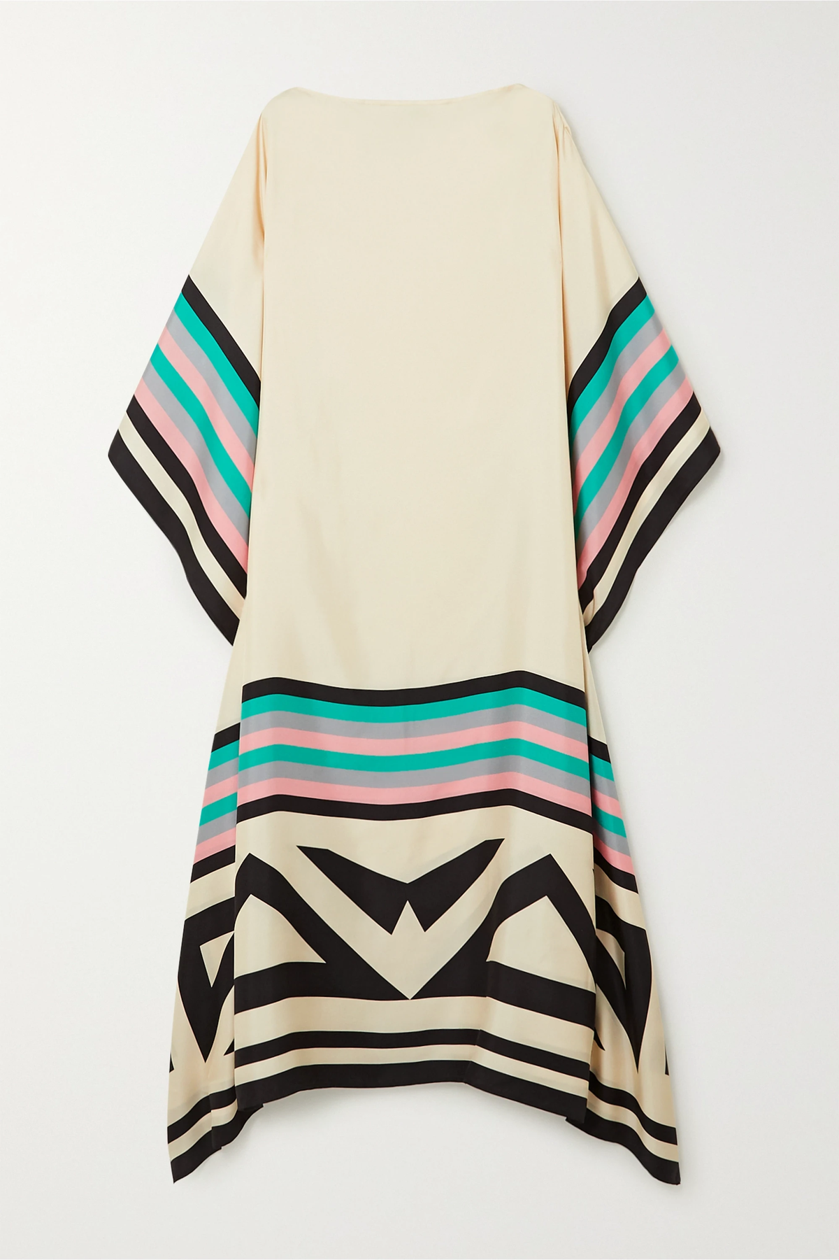Linnea | Women Geometric Print Kaftan Batwing Sleeve Maxi Dress
