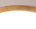 Delphine | Flush Mount Ceiling Light | Nordic Solid Wood, Round LED | 30CM