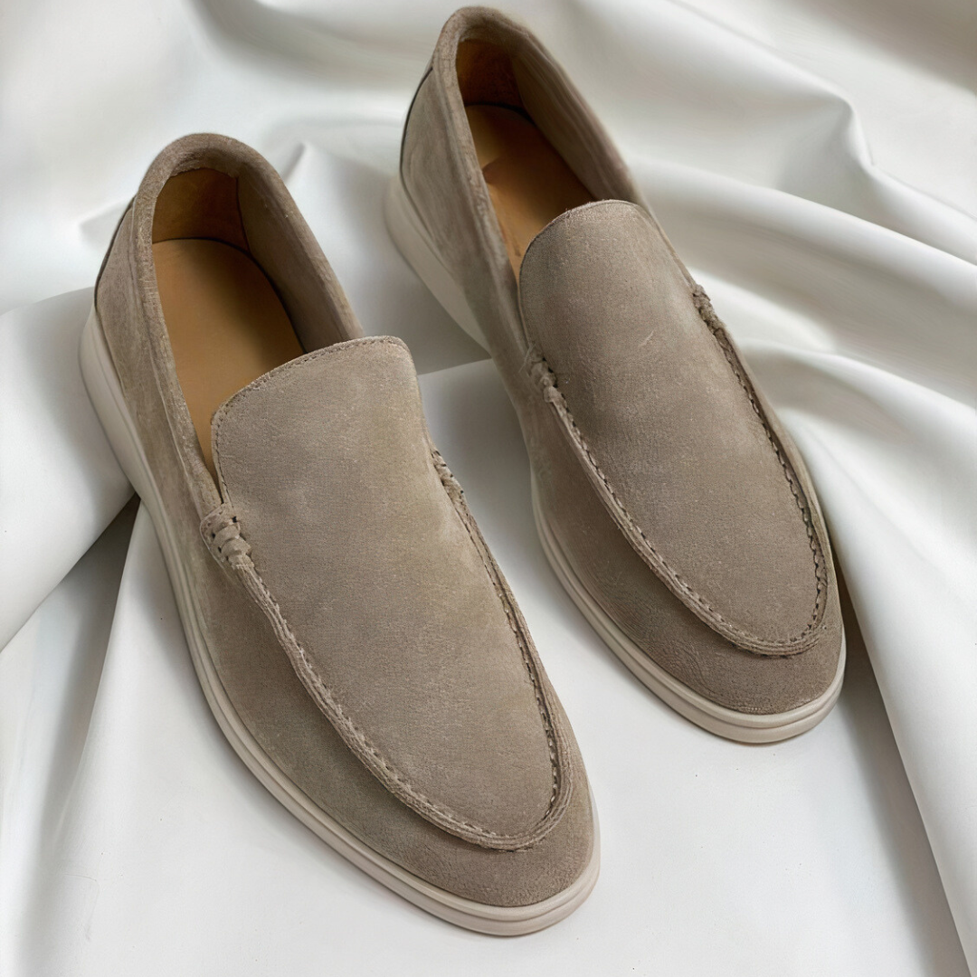 Thea | Men's Loafers | Vintage PU Leather, Slip-On | Black, Brown, Navy
