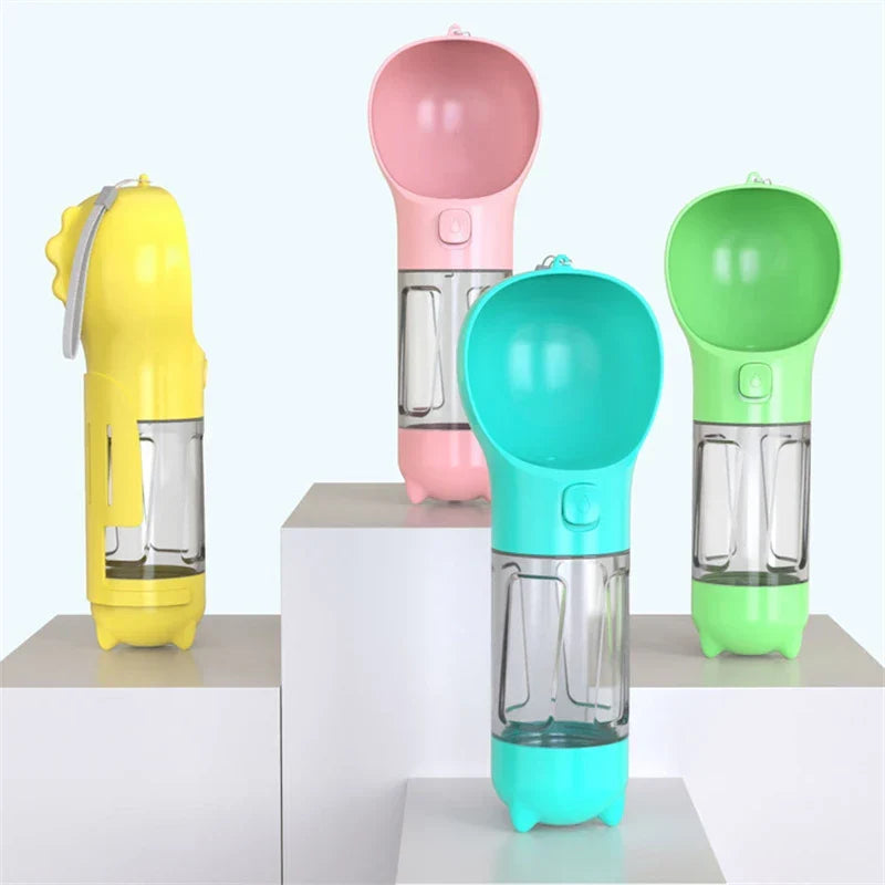 Xanthe | Portable Pet Water Bottle | 3-in-1 Dispenser & Bowl | BPA-Free