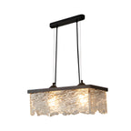 Dione | Chandelier | Dining Room, 3-Step Dimmable, Glass, Black | E27