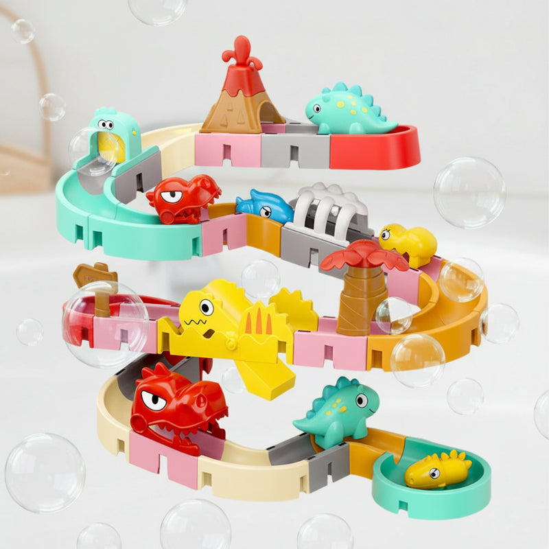 Kestrel | Bath Toy Track | DIY Water Slide Play Set | Suction Cup, Modular