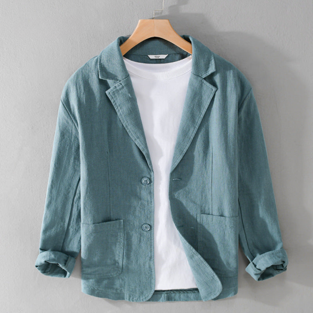 Aria | Men's Linen Blazer | Relaxed Fit, Breathable