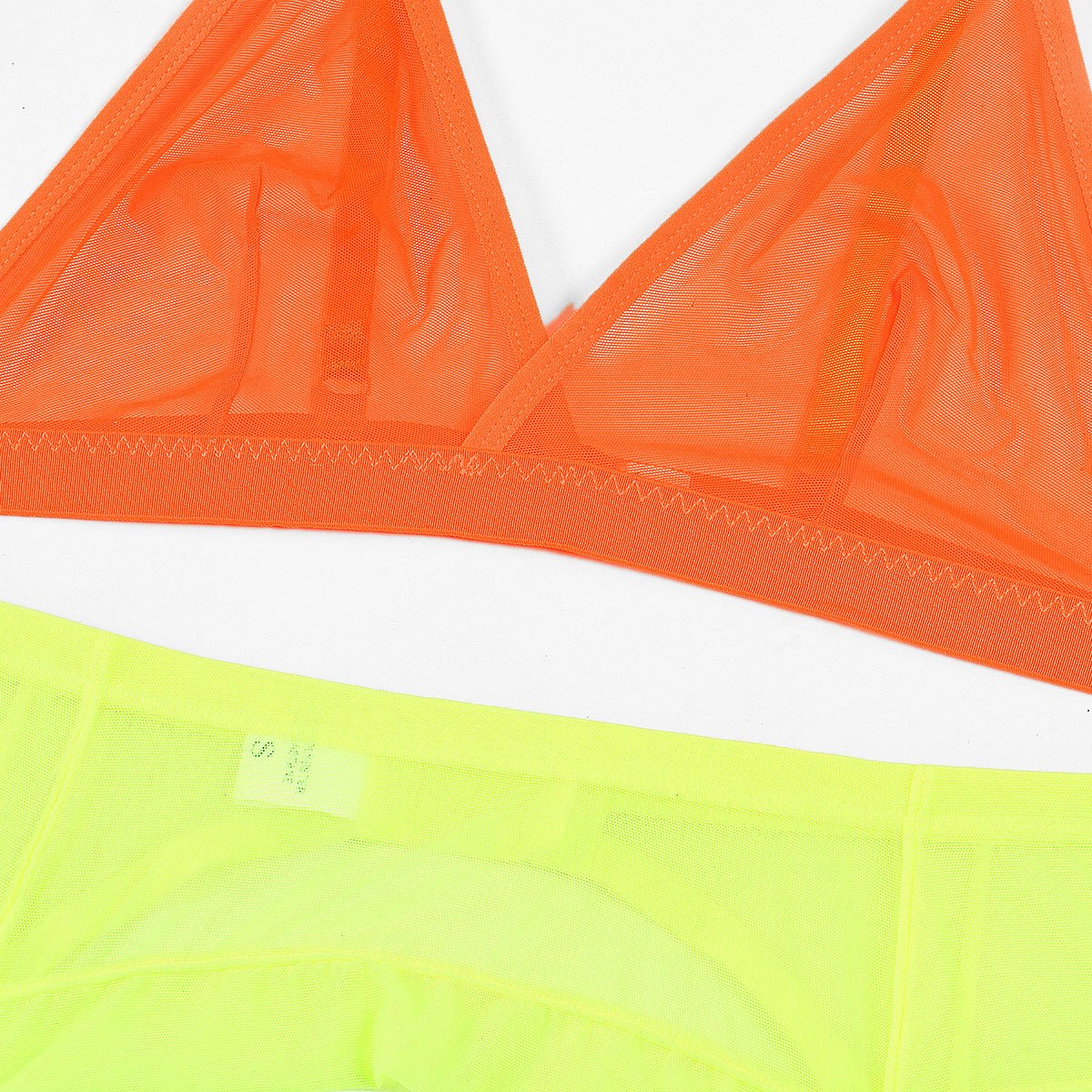 Thea | Neon Lingerie Set | EDM Festival, Rave | Neon Yellow, Pink, Orange