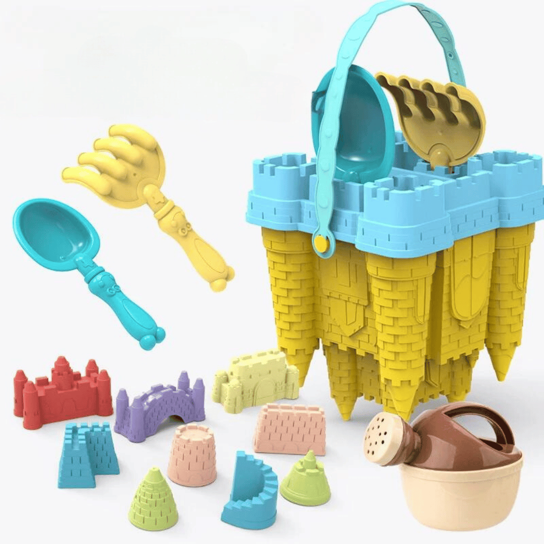 Pearl | Beach Sand Castle Play Set | Kids Outdoor Toy | Bucket & Mold Kit