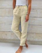 Jade | Women's Casual Trousers | Elasticated Waist, All-Day Comfort | 6 Colours