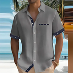Aria | Men's Short Sleeve Summer Shirt | Breathable, Lightweight | S–3XL