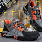 Marlow | Men's Steel Toe Safety Shoes | Anti-Smash, Slip-Resistant | Grey