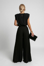 Neela | Women's Two-Piece Set | Wide-Leg Trousers, Sleeveless Top