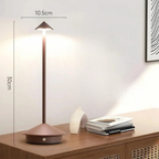 Briar | LED Table Lamp | Rechargeable, Touch Dimming | Aluminium Cone