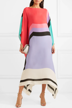 Linnea | Women Geometric Print Kaftan Batwing Sleeve Maxi Dress