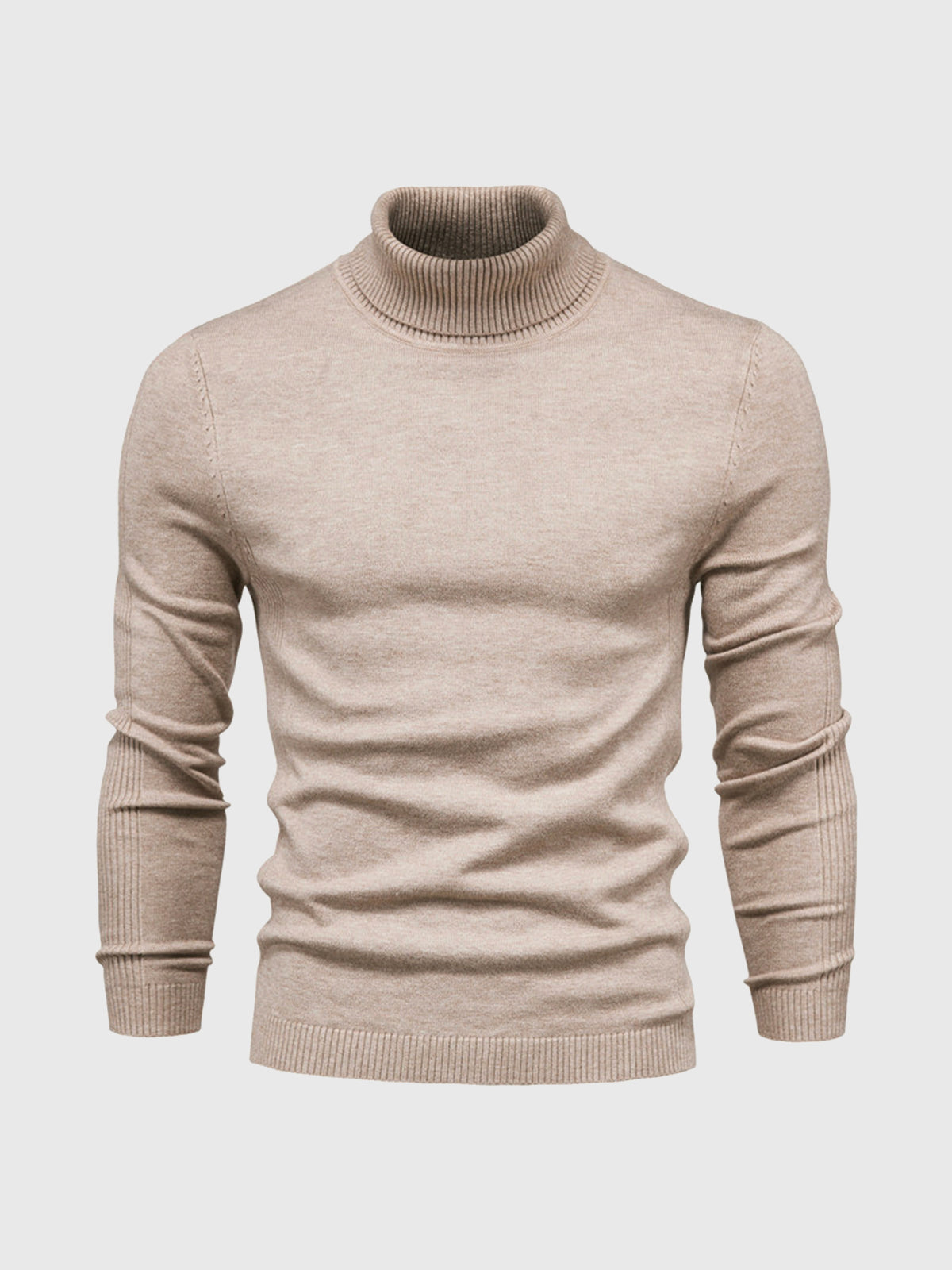 Edith | Men's Turtleneck Sweater | Autumn, Slim Fit | Cotton, Versatile
