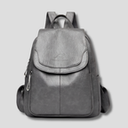 Una | Women's Leather Backpack | Anti-Theft, Embossed | Multi-Pocket