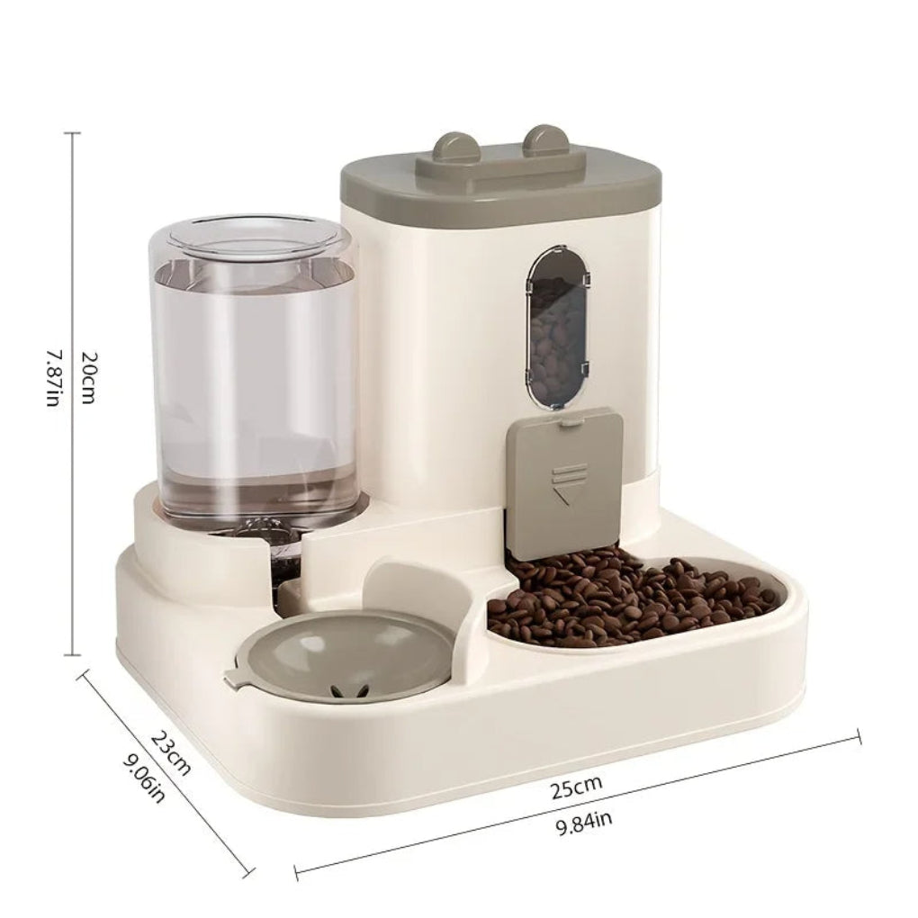 Tindra | Gravity Dog Cat Feeding Station with Water Dispenser