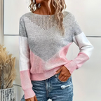 Halcyon | Women's Relaxed Fit Pullover | Casual Everyday Sweater | Pink