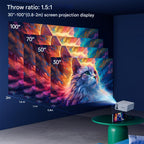 Ondina | Mini Projector | 3000 Lumen, HD, LED | Compact & Portable