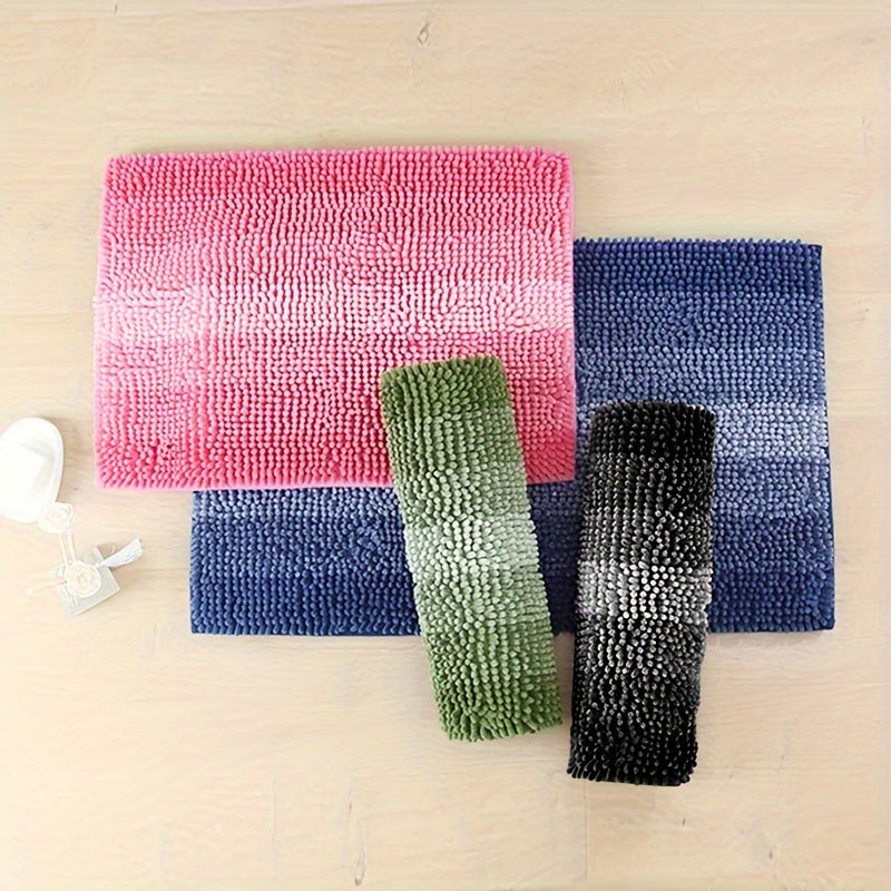 Valentina | Bath Mat | Chenille, Non-Slip, Quick-Dry | Bathroom & Entrance