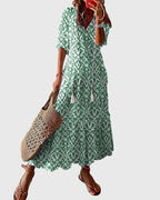 Gigi | Boho Summer Dress | V-Neck, Vintage, Lightweight