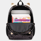 Ottavia | Kids School Backpack Set | 3-Piece, Cat Design, Black | Girls