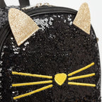 Ottavia | Kids School Backpack Set | 3-Piece, Cat Design, Black | Girls