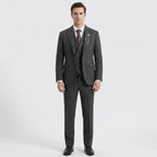 Tamsin | Men's 3-Piece Suit | Herringbone Pattern, Tailored Fit | S–4XL