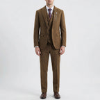 Tamsin | Men's 3-Piece Suit | Herringbone Pattern, Tailored Fit | S–4XL