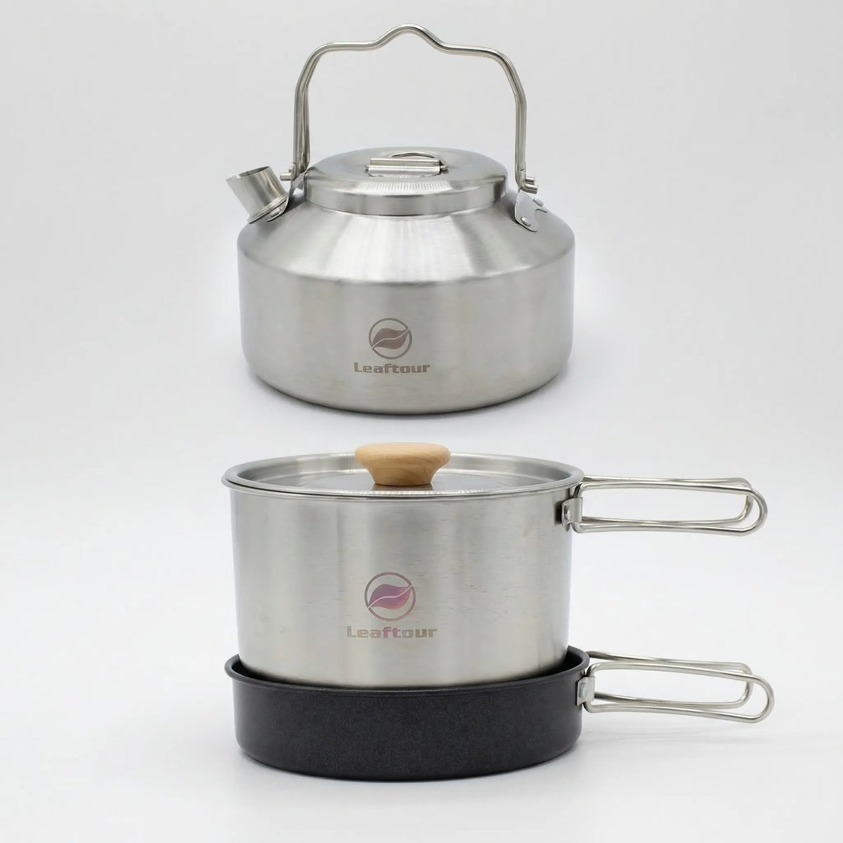 Gigi | Camping Cookware Set | 3-Piece Outdoor Kit | Kettle, Pot & Pan