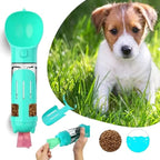 Clea | Dog Water Bottle 3-in-1 | Travel, Poop Bag Dispenser | BPA-Free