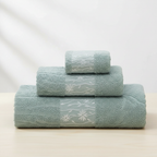Towel Set | 3-Piece, 100% Ring-Spun Cotton, Soft & Absorbent | Lux