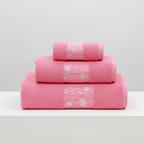 Towel Set | 3-Piece, 100% Ring-Spun Cotton, Soft & Absorbent | Lux